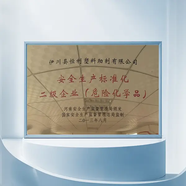 安全生产标准化二级企业